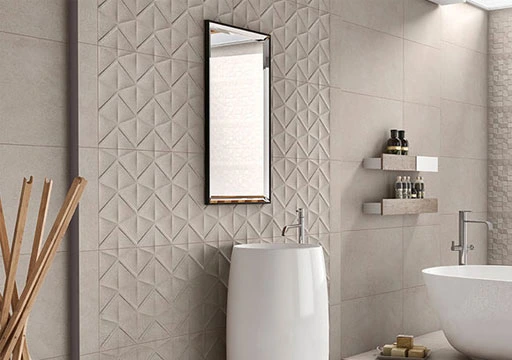 Make Your Small Bathroom Look Bigger by Using Textured Tiles Make Your Small Bathroom Look Bigger by Using Textured Tiles