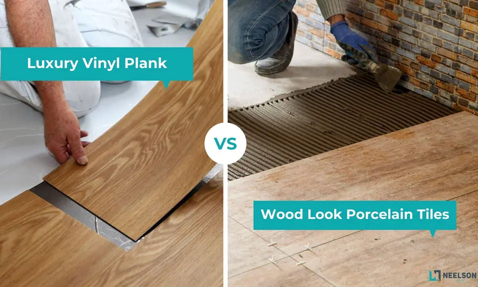 Wood Look Porcelain Tiles VS Luxury Vinyl Plank