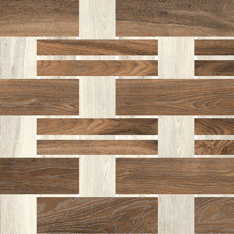 Cubical Brown Wood Tile