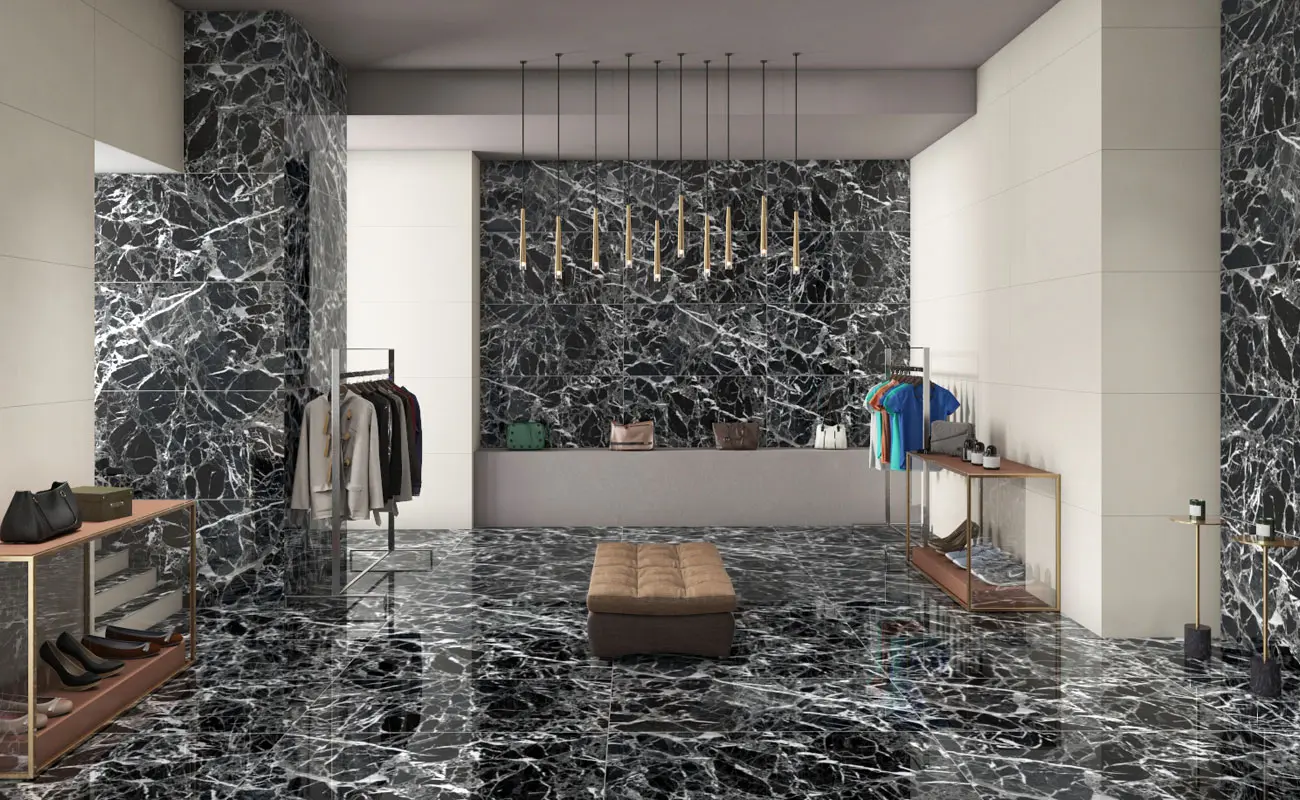 high gloss porcelain tile